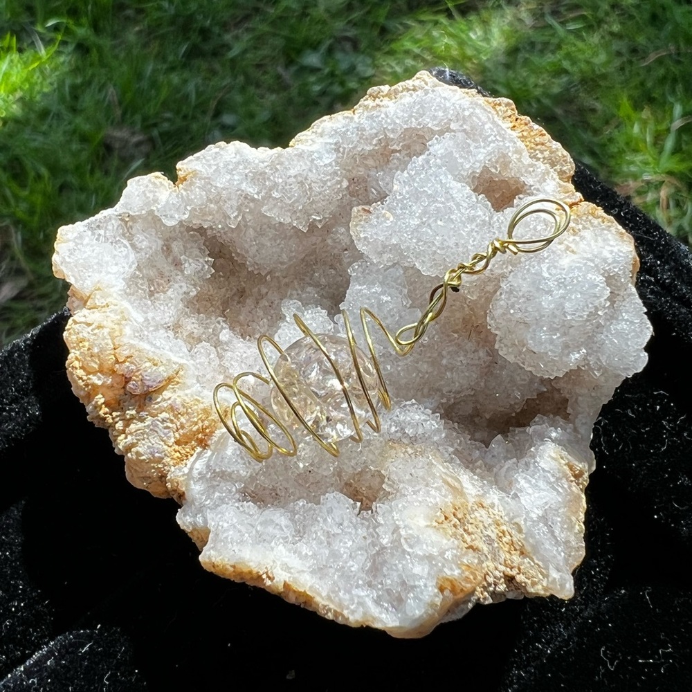 Metal wrap pendant